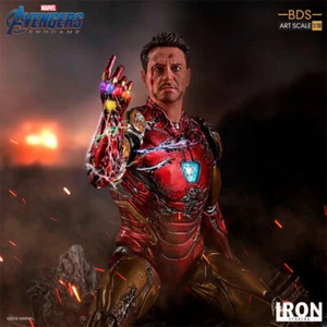 Auf Lager Neu Iron Studios 1/10 Avengers: Endspiel Iron Man Harzfigur Statue - Bild 1 von 12
