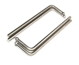 10" J Hook Swinging Arrow Head Style SS 0.47" Rod Exhaust Hanger 4pcs Combo SALE - Picture 1 of 11