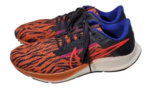 Nike Air Zoom Pegasus 38 Womens Size 9.5 DQ7650-800 Orange Striped Running Shoes - Picture 1 of 19