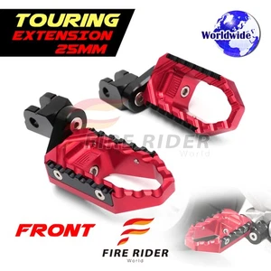 For Razor RSF350 RSF650 Red 25mm Riser CNC Touring Rider Footpegs - Bild 1 von 5