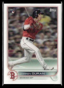 2022 Topps 3D Jarren Duran RC Boston Red Sox #187 - Picture 1 of 2