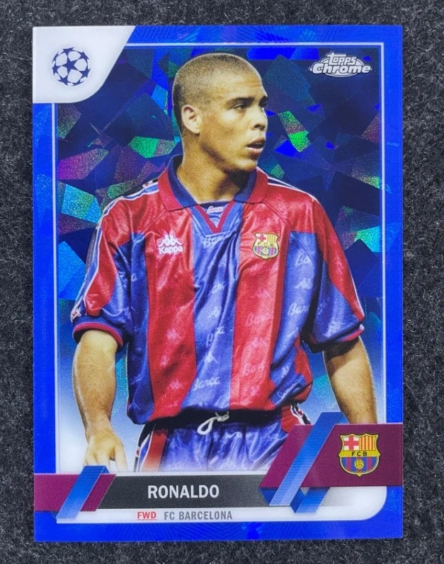 Ronaldo 2022-23 Topps Chrome Sapphire UEFA Image Variation #9 - Image 1 of 2