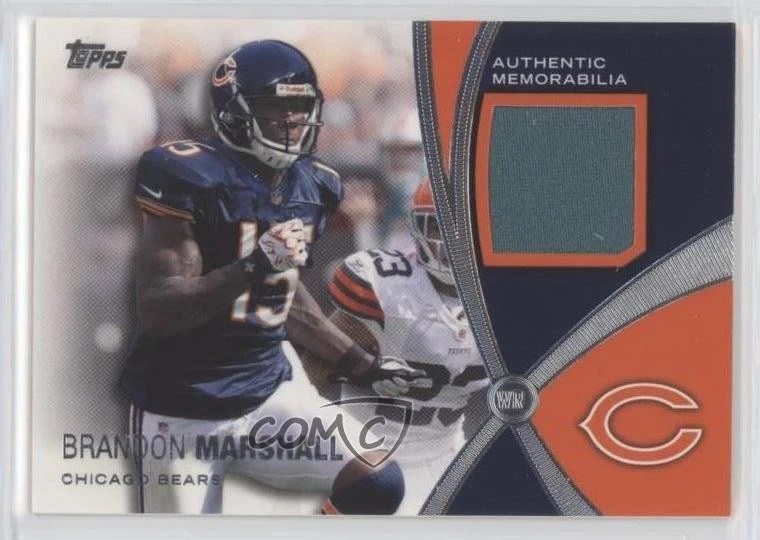 2012 Topps Prolific Playmakers Relics Brandon Marshall #PPR-BM - Image 1 of 2