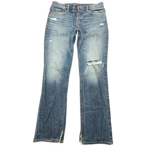 Jeans dritti classici vintage Abercrombie e Fitch denim bottoni mosca uomo etichetta 32x32 - Foto 1 di 12