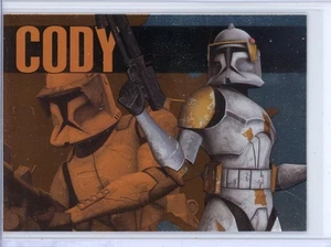 STAR WARS Clone Wars: L'ascesa dei cacciatori di taglie COMMANDER CODY inserto in lamina #14 - Foto 1 di 2