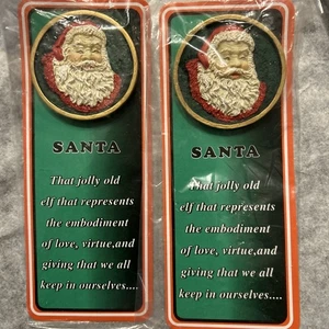 House of Lloyd Weihnachtsmann Pins Vintage 1998 (2) Neu im Paket - Bild 1 von 2