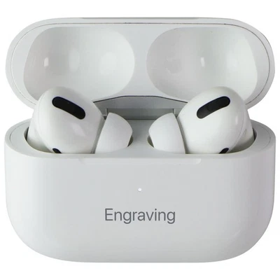 FAIR - Apple AirPods Pro (1st Gen) A2190 with MagSafe Case - White/Engraving* - Image 1 of 4