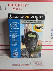 Cobra 75 WX ST Compact CB Radio with Soundtracker System New Open Box 2001 - Picture 1 of 24