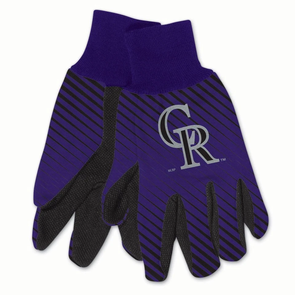 Colorado Rockies Gloves Two Tone Style Adult Size - Image 1 of 1