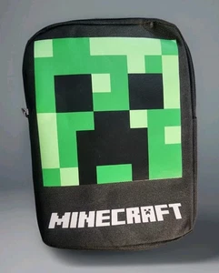 Minecraft Tablet Case Cover Black Creeper Full Zip Padded 10”X7” New Without Tag - Picture 1 of 1