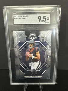 2023 Panini Mosaic - Rookies C.J. Stroud #292 Silver Prizm (RC) 9.5 SGC - Picture 1 of 2