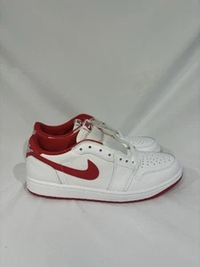 Nike Air Jordan 1 Low OG weiß rot CZ0790-161 Herrengröße 9,5 ohne Karton neu - Bild 1 von 7