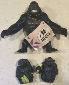 ! Lote de figuras de PVC de colección raras de bully/AAA Ape/Monkey Family (3 figuras incluidas) - Imagen 1 de 18