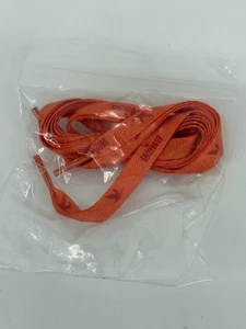 Cordones Wawa Naranja con Logo Rojo - Nuevos Cordones Planos de Repuesto Sellados - Imagen 1 de 2
