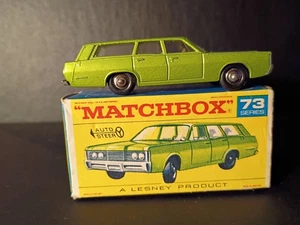Matchbox #73C Mercury Station Wagon 1968 In Original F1 Script Box - Picture 1 of 13