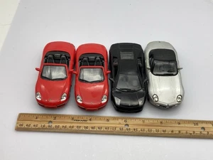 Kinsmart Diecast Model Toy Cars 1:28 Porsche BMW Lamborghini  Lot Of 4 - Picture 1 of 13