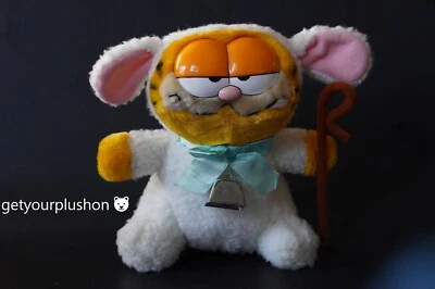 DAKIN VINTAGE GARFIELD 1981 FURRY TALES LITTLE BO PEEP SHEEP 9" PLUSH - Image 1 of 2
