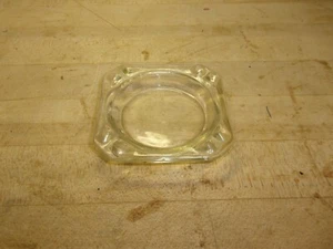 Cenere quadrato vintage classico vetro trasparente 3,5" 4 angoli spedizione gratuita - Foto 1 di 6