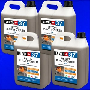 Verflüssiger Plastifizierer, 20L Beton-Zusatzmittel Betonverflüssiger 4x5L RM37 - Bild 1 von 6