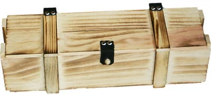 Weinkiste 1er geflammt inkl. Holzwolle / Holzkiste / Geschenkbox / Aufbewahrung - Bild 1 von 6