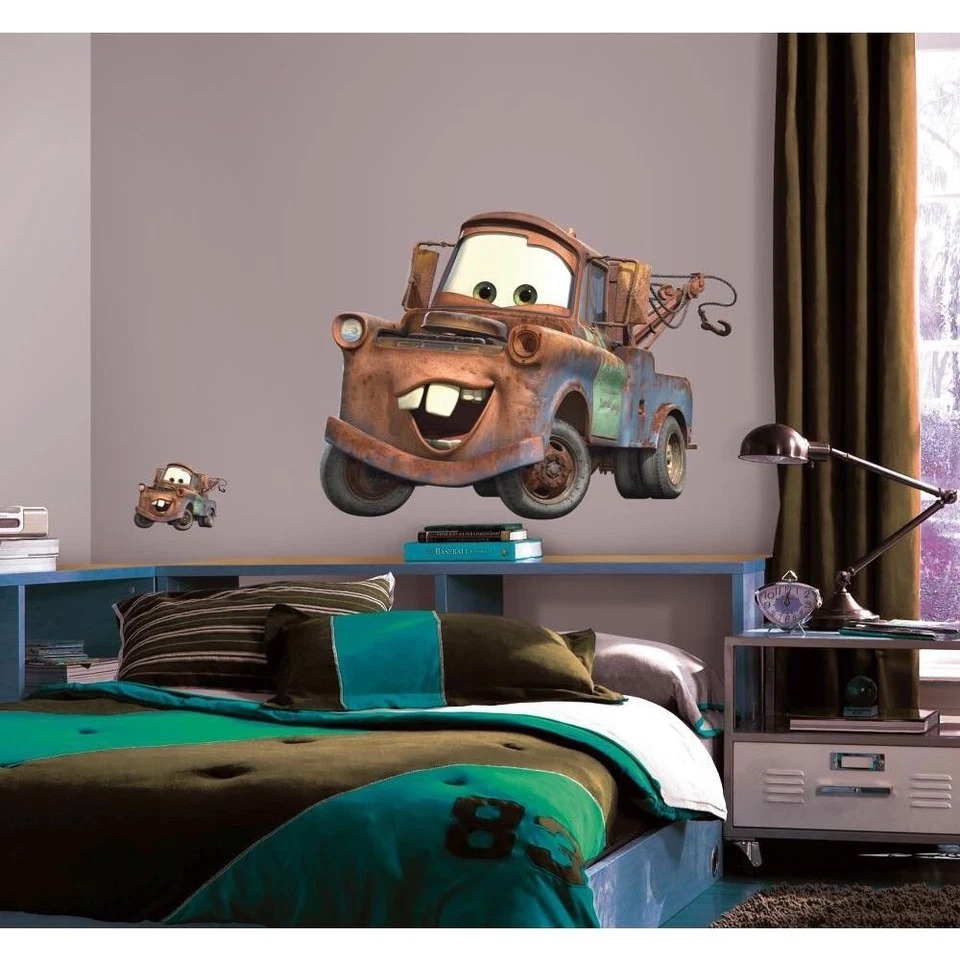 OPENBOX RoomMates RMK1519GM Disney Pixar Cars Mater Peel & Stick Giant Wall