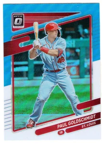 2021 DONRUSS OPTIC #194 PAUL GOLDSCHMIDT CAROLINA BLUE & WHITE PRIZM - Bild 1 von 1