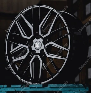 Llantas de aleación BMA negras de 19" para Vauxhall Meriva Omega Speedstar Zafira 5x110 - Imagen 1 de 7