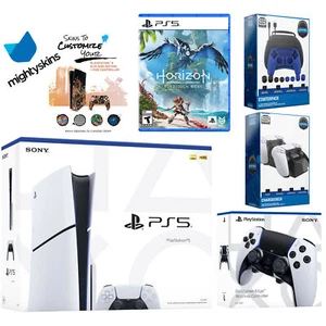 Sony Playstation 5 Slim Disc with Horizon Forbidden West & Extra EDGE Controller - Picture 1 of 4