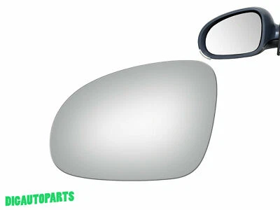 Reemplazo de cristal espejo retrovisor para Volkswagen Jetta/Passat 2005-2009 lado izquierdo plano + adhesivo Foto 1 de 4