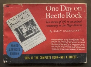 ONE DAY ON BEETLE ROCK von Sally Carrighar Armed Services Edition 1061 - Bild 1 von 2