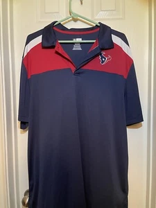 NFL Team Apparel Houston Texans TX3 Cool Golf Polo Shirt Mens size 2XL - Picture 1 of 6