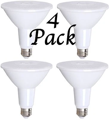 4 Pack Bioluz LED PAR38 15w (120w Equiv) 3000k Dimmable Lamp - Ind... - Image 1 of 4
