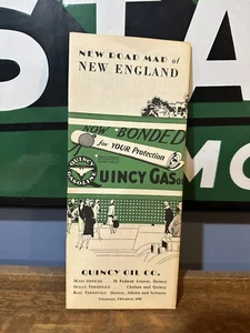 1935 Quincy Oil Co Independent Road Map: New England NOS - Picture 1 of 2