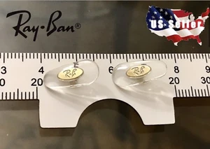 Nuevas Auténticas Gafas de Sol Rayban ALMOHADILLAS NASALES Plug-In Tipo Oro Ray-ban - Imagen 1 de 5