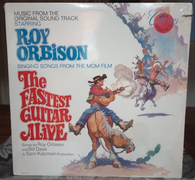 Roy Orbison 1986 The Fastest Guitar Alive Factory Sealed LP Record MCA1437 Promo - Image 1 of 2