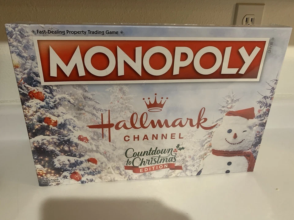 Hallmark Channel Countdown to Christmas Monopoly 2022 Edition Board Game
