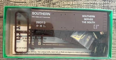 BOWSER HO Scale Kit 3-1209 40’ Dbl Door Box Car Southern - NEW! - Image 1 of 3