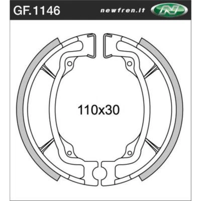 Front Brake Shoes Fit KAWASAKI KLX110-L 2017 2018  - Image 1 of 2