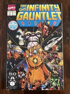 The Infinity Gauntlet #1 NM 1991 Thanos, George Perez - Picture 1 of 12