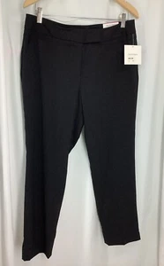 Ellen Tracy Pants Womens 8 NWT Modern Ankle Black Slacks RPO250112/POB2 - Picture 1 of 11