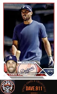 Chris Taylor 2023 Topps #562 SSP Super Short Print Los Angeles Dodgers - Picture 1 of 2