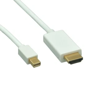 6ft Mini DisplayPort to HDMI Cable Mini DisplayPort Male to HDMI Male 10H1-62306 - Picture 1 of 1