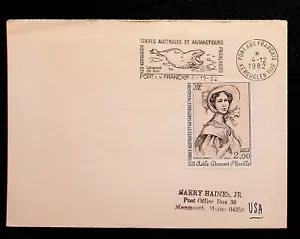 French Southern & Antarctic Territory Sc C66 - 1982 COVER TO USA - Picture 1 of 1