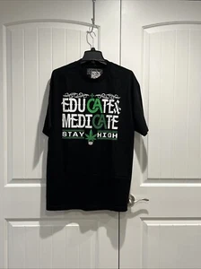 Dyse One T-Shirt Black Men's Size XL NEW WITH TAGS "EDUCATE MEDICATE" Print. - Picture 1 of 8