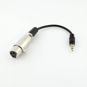 3.5mm Male Stereo to XLR 3 Pin Female Audio Mixer Amplifier Decoder Cable 6 inch - Picture 1 of 5