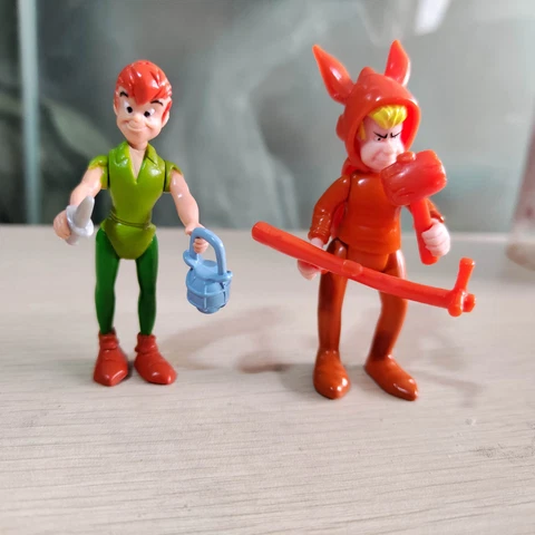 Lot of 2pcs 3inch The Neverland Peter Pan Action figure Kids Toy Gift Cover