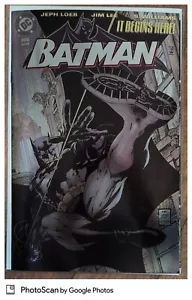 BATMAN #608 VARIANTE DE LÁMINA FACSÍMIL DC COMICS 2025 JIM LEE HUSH - Imagen 1 de 4