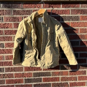 RUUM Tan Beige Khaki Boy’s Utility Jacket - Picture 1 of 3