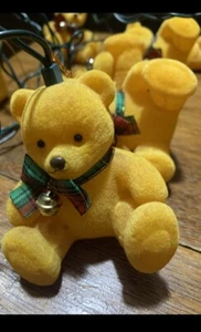 Vintage Teddybär GE Indoor 10 Figuren Lichter Bär Sammler Serie Urlaub - Bild 1 von 6