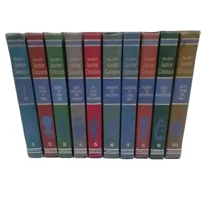 Collier's Junior Classics 10 Volume Set Hardcover Vintage Book Bundle 1962 - Picture 1 of 20